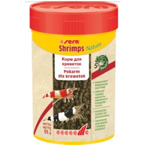 Sera Корм гранулы для креветок Shrimps Natural 100 мл., 55 г